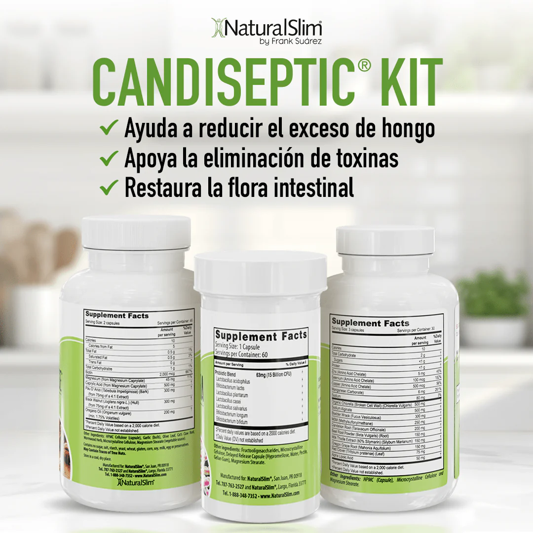 Candiseptic Kit Limpieza de Hongo Candida Albicans | Envío Gratis Incluye Libro - Image 3