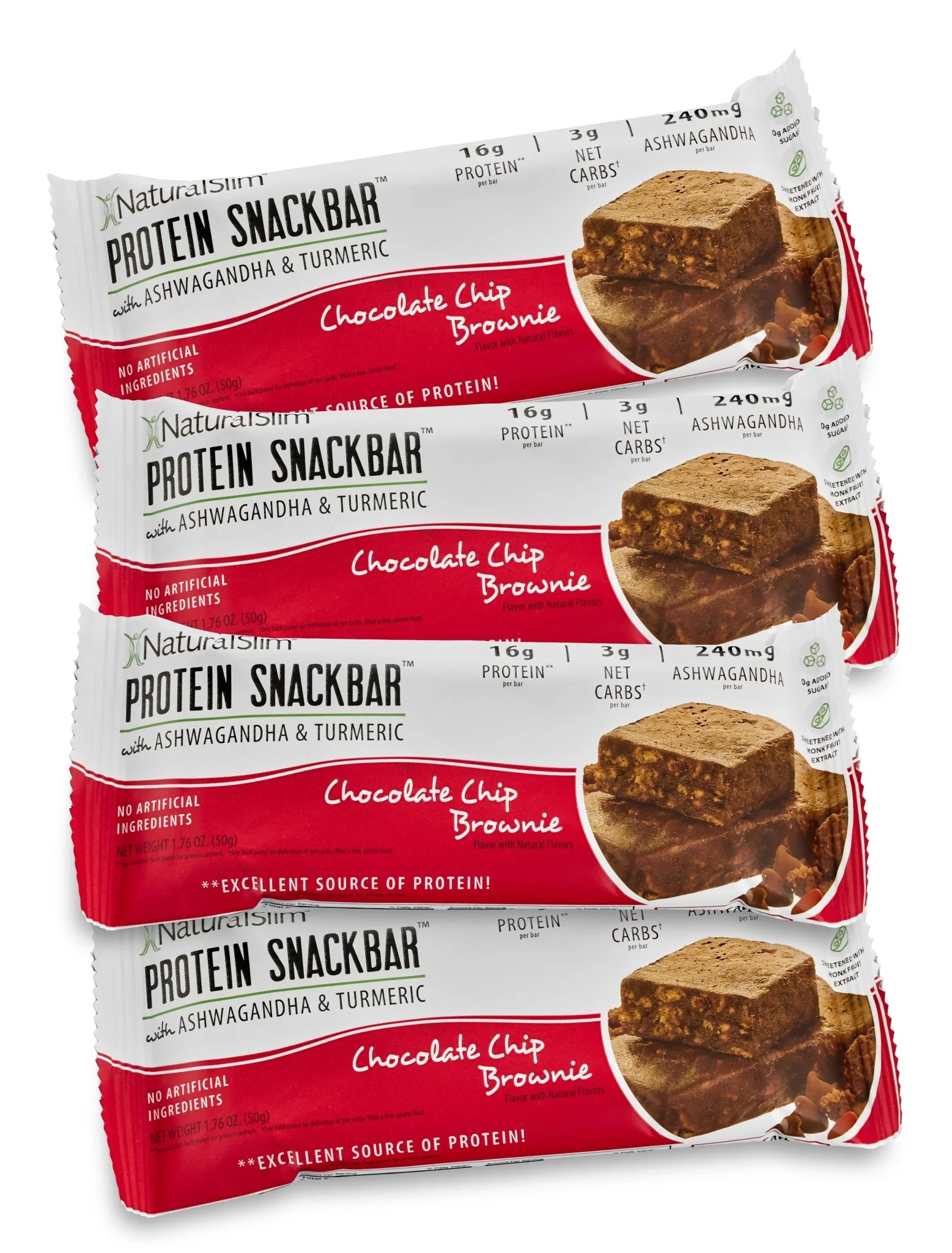 NaturalSlim® Protein Snackbar™ Chocolate Chip Brownie | Barras de proteína - Image 14