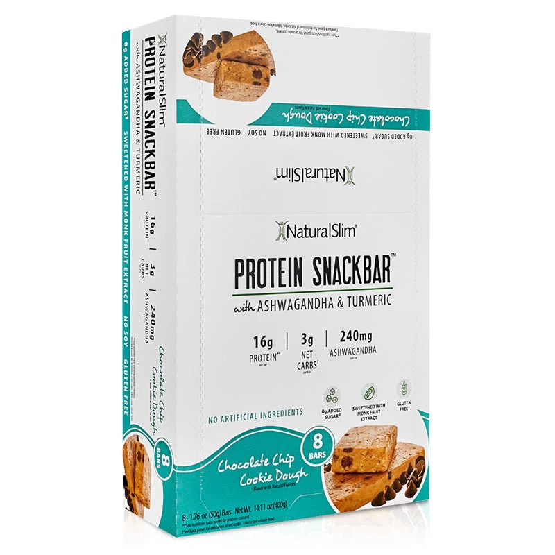 NaturalSlim® Protein Snackbar™ Chocolate Chip Cookie Dough | Barras de proteína - Image 17