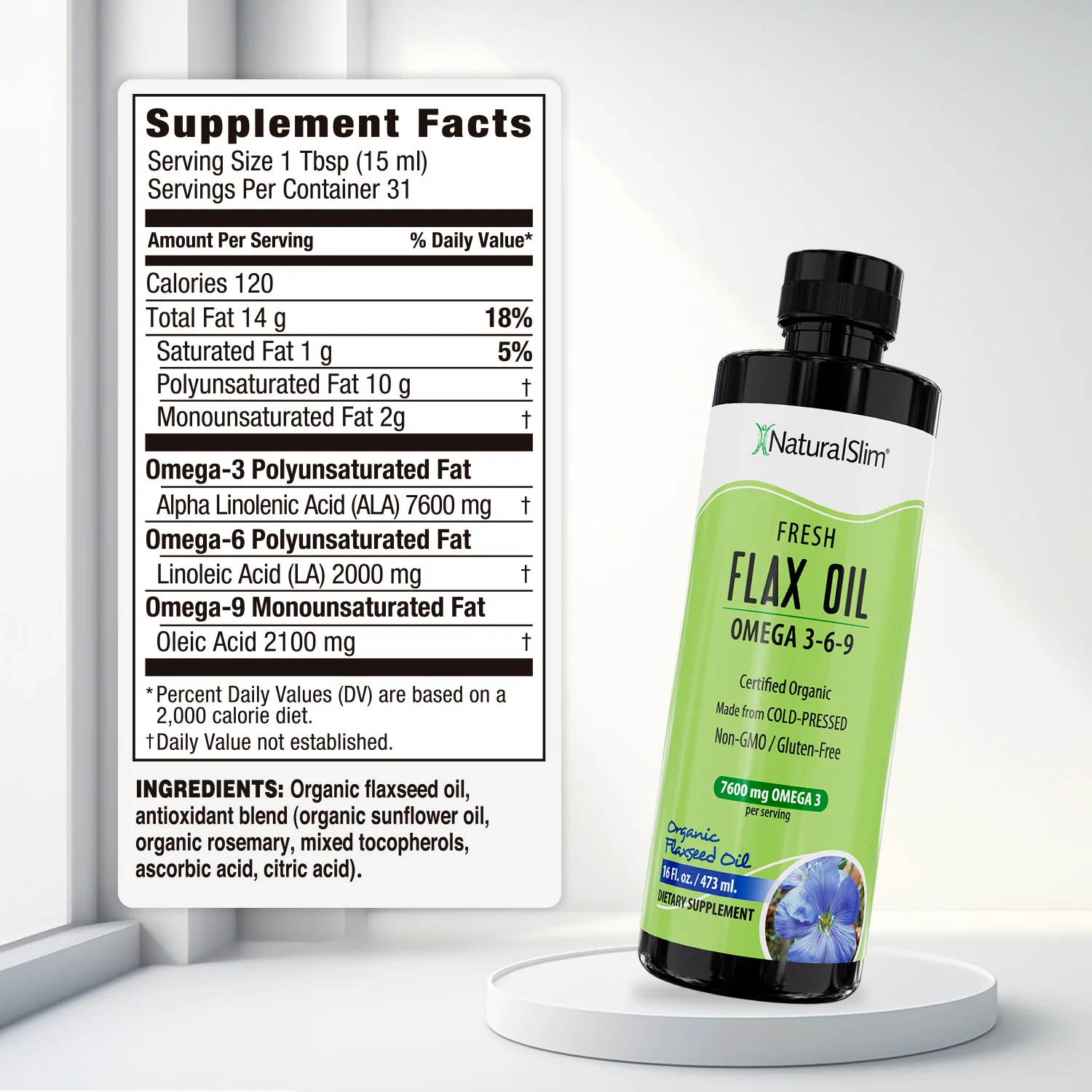 Flax Oil | Aceite de Lino (Omega 3-6-9) - Image 3