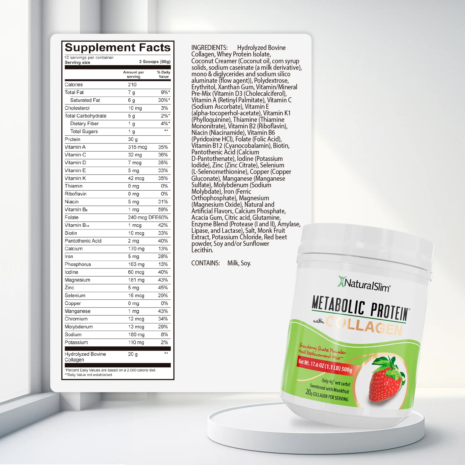 METABOLIC PROTEIN™ COLLAGEN - FRESA - Image 4