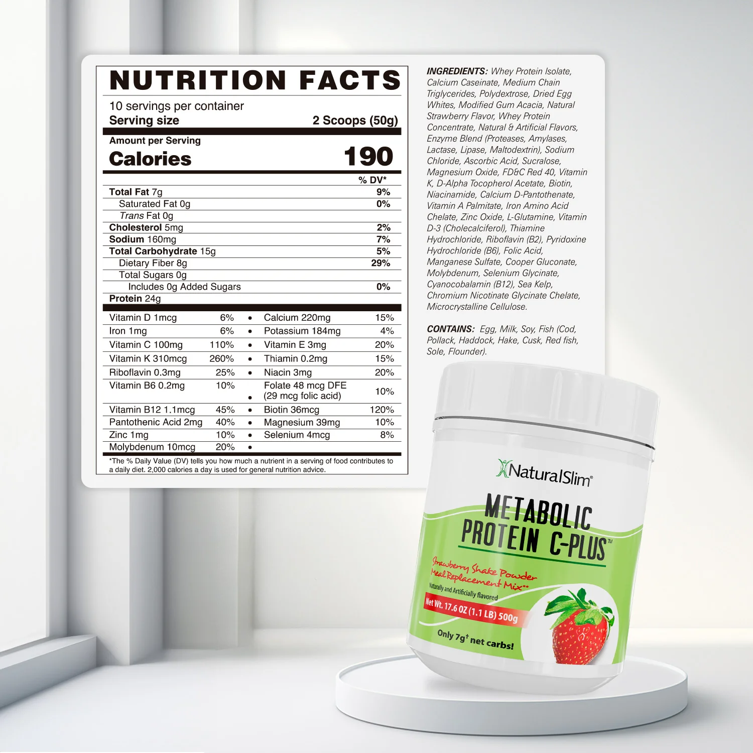 METABOLIC PROTEIN® C-PLUS FRESA - Image 3
