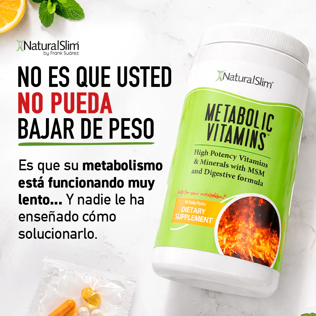 Metabolic Vitamins® | Vitaminas Potentes | Multivitaminas y Minerales, Complejo B con Niacina (B3) - Image 3