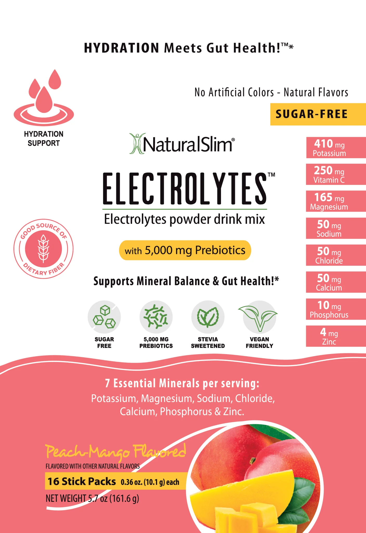 NaturalSlim Electrolytes™ Peach-Mango - Image 3