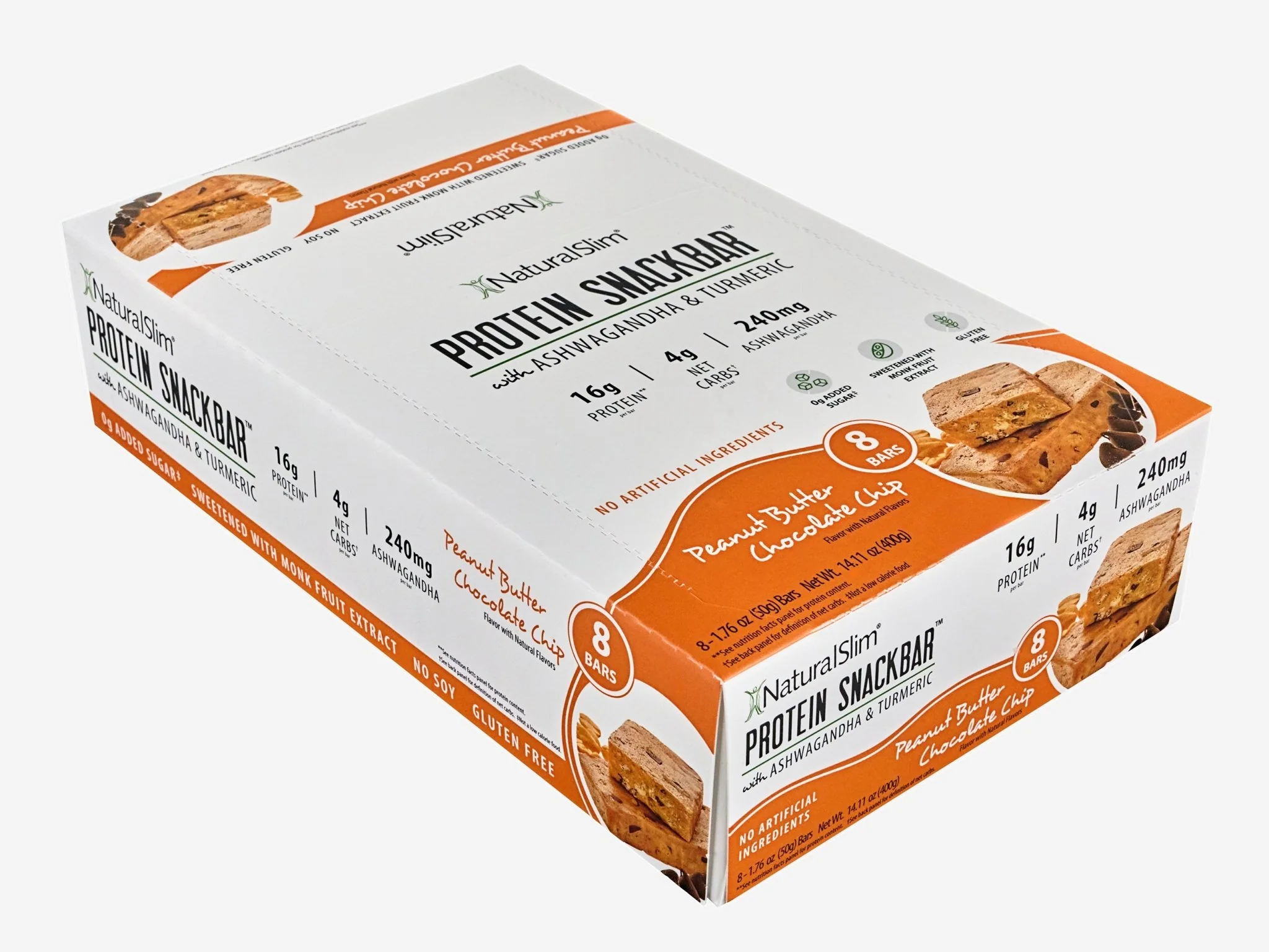NaturalSlim® Protein Snackbar™ Peanut Butter Chocolate Chip | Barras de proteína - Image 10