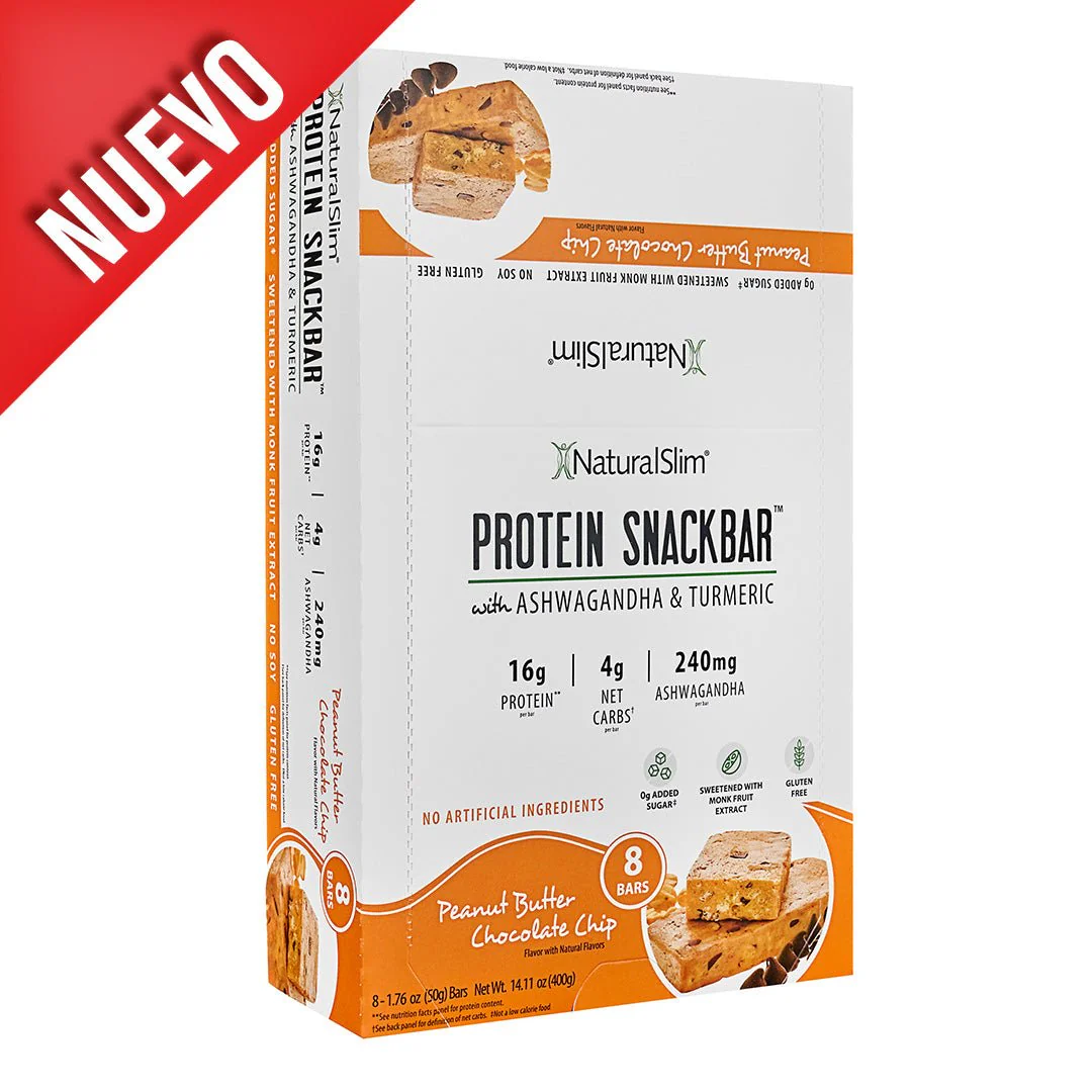 NaturalSlim® Protein Snackbar™ Peanut Butter Chocolate Chip | Barras de proteína - Image 7