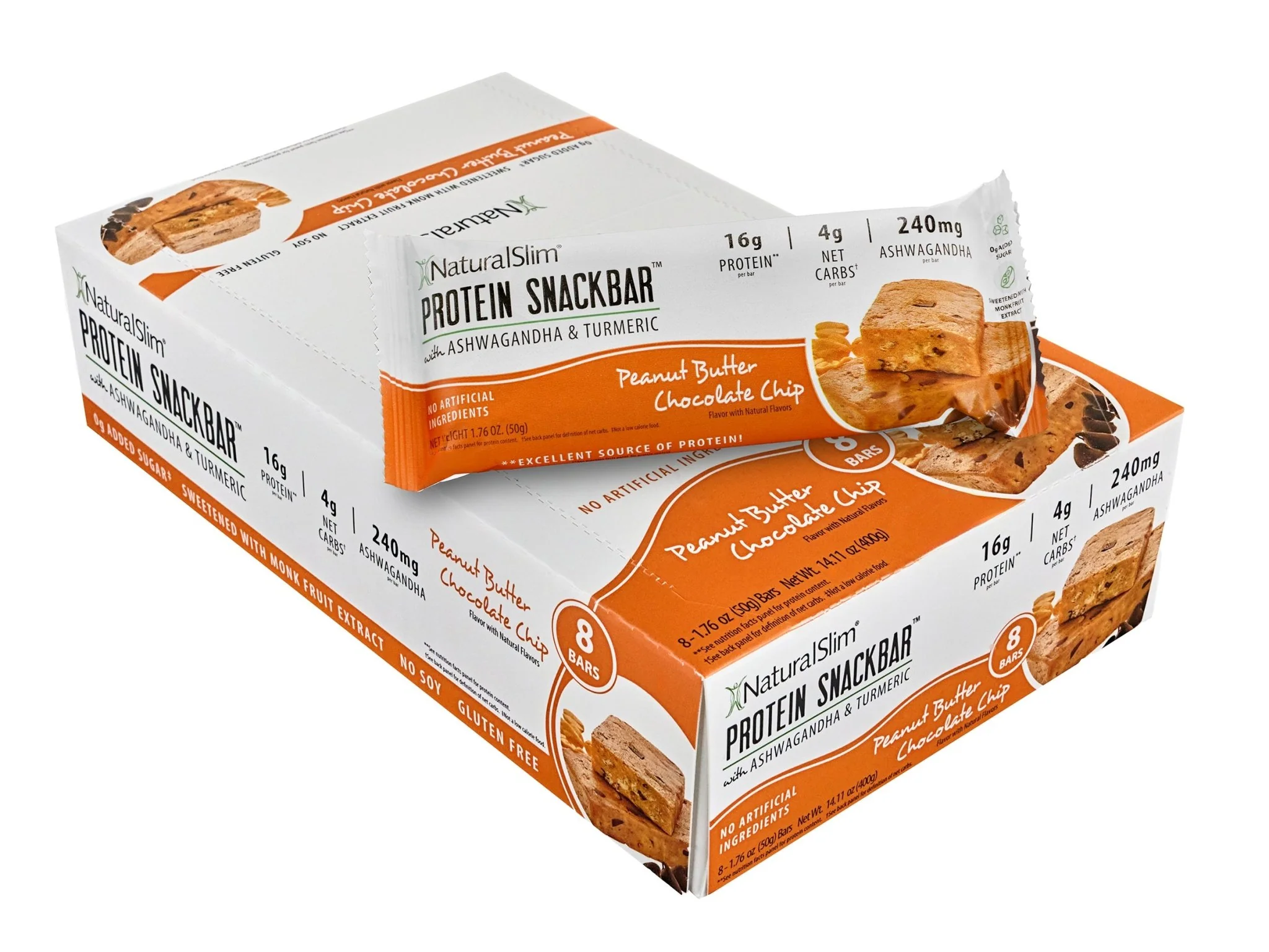 NaturalSlim® Protein Snackbar™ Peanut Butter Chocolate Chip | Barras de proteína - Image 9