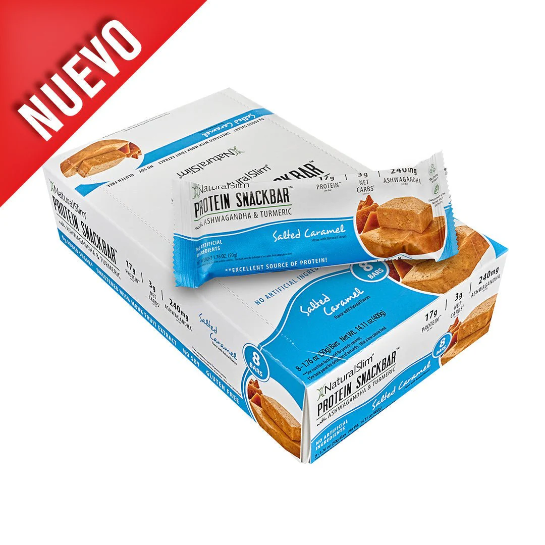 NaturalSlim® Protein Snackbar™ Salted Caramel | Barras de proteína