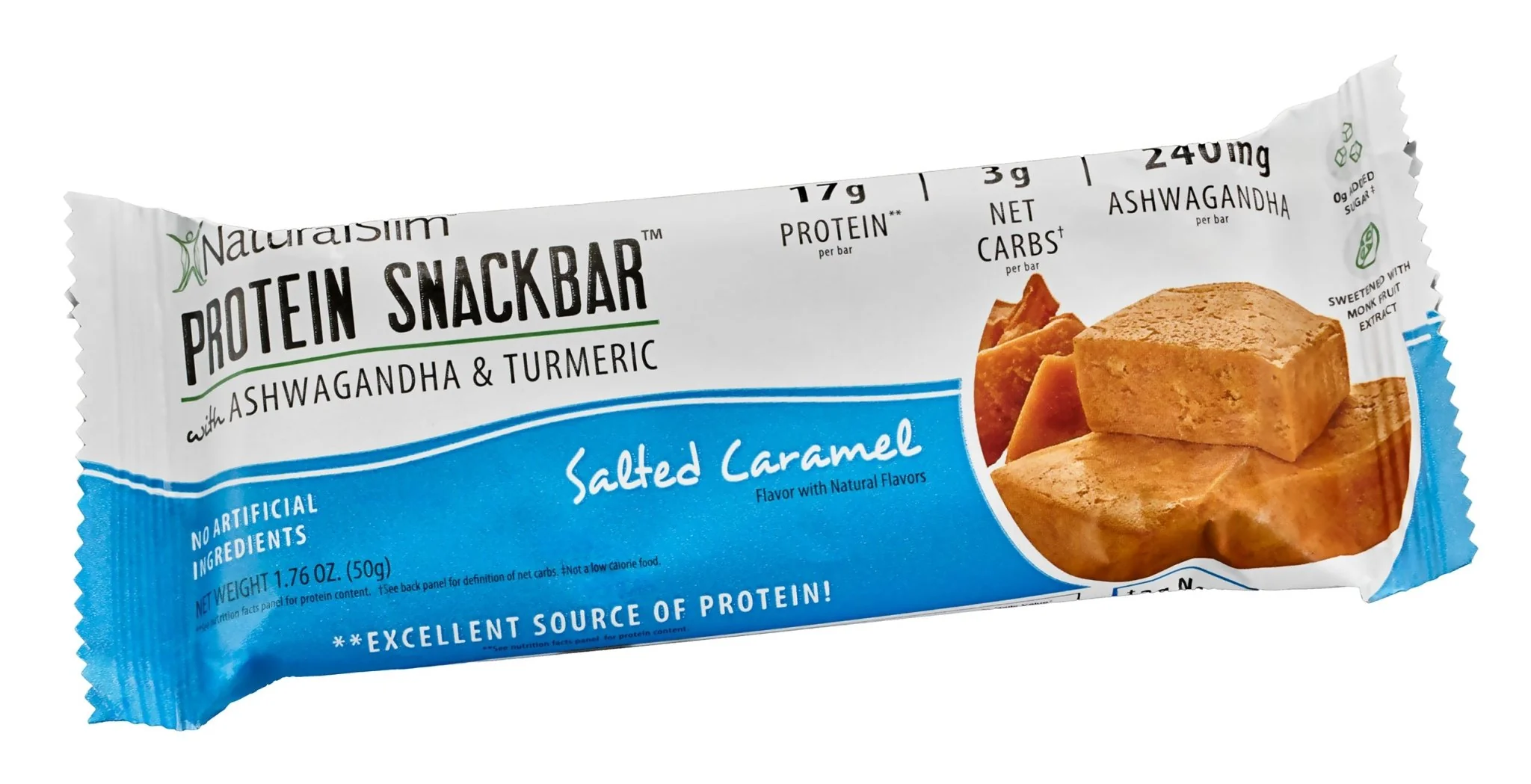 NaturalSlim® Protein Snackbar™ Salted Caramel | Barras de proteína - Image 13