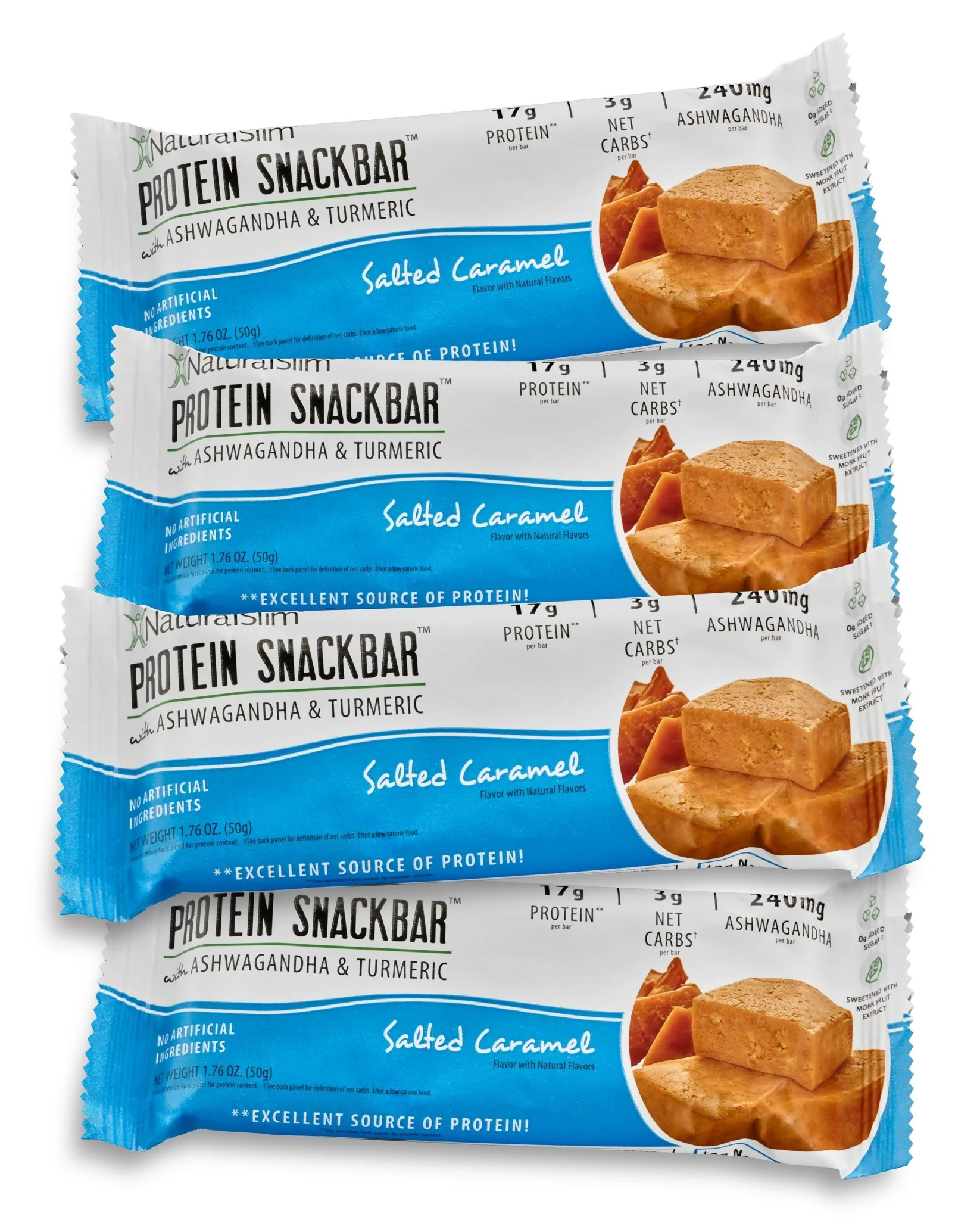 NaturalSlim® Protein Snackbar™ Salted Caramel | Barras de proteína - Image 14