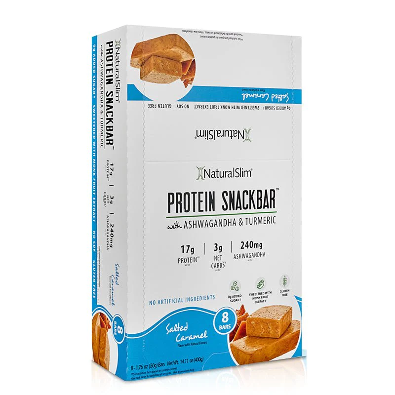 NaturalSlim® Protein Snackbar™ Salted Caramel | Barras de proteína - Image 16