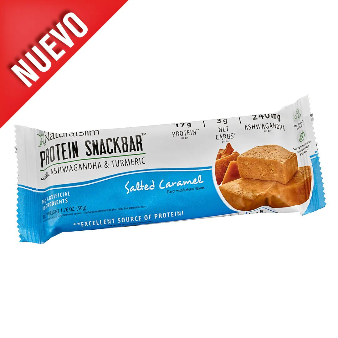 NaturalSlim® Protein Snackbar™ Salted Caramel | Barras de proteína - Image 2