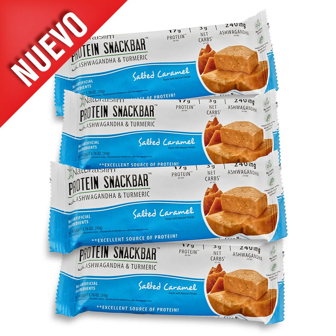 NaturalSlim® Protein Snackbar™ Salted Caramel | Barras de proteína - Image 3