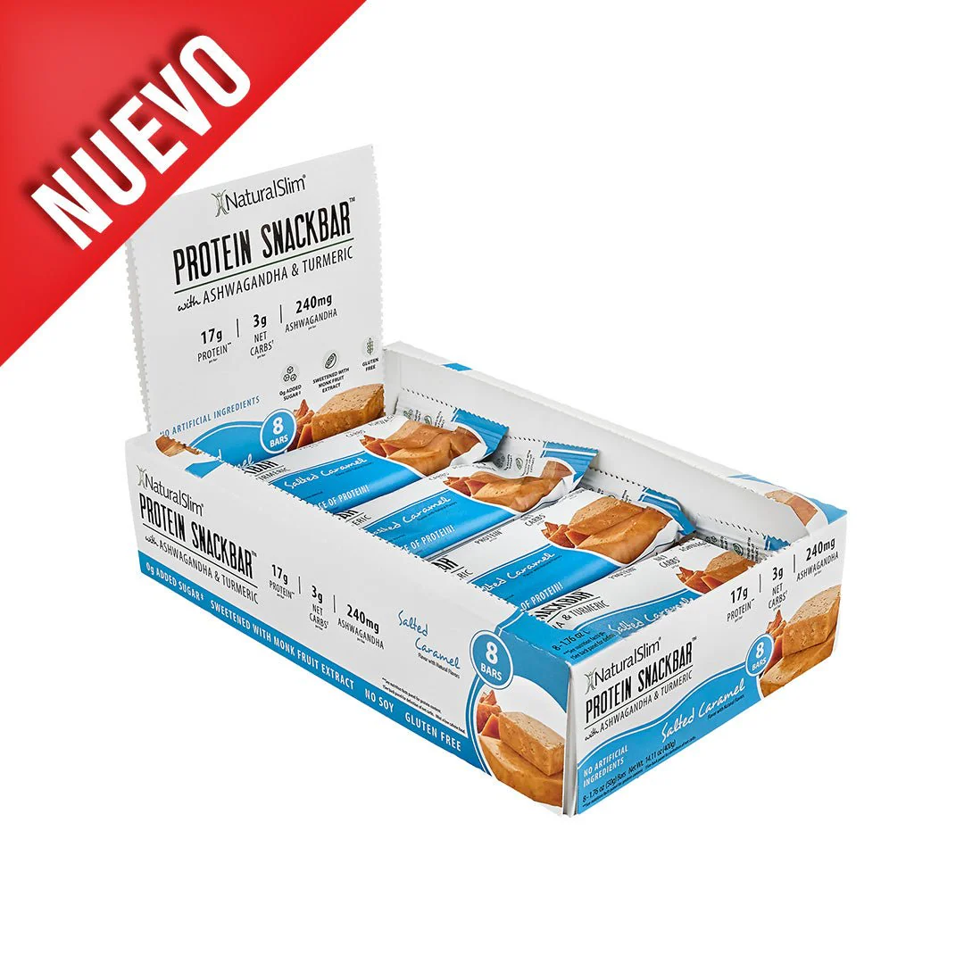 NaturalSlim® Protein Snackbar™ Salted Caramel | Barras de proteína - Image 6
