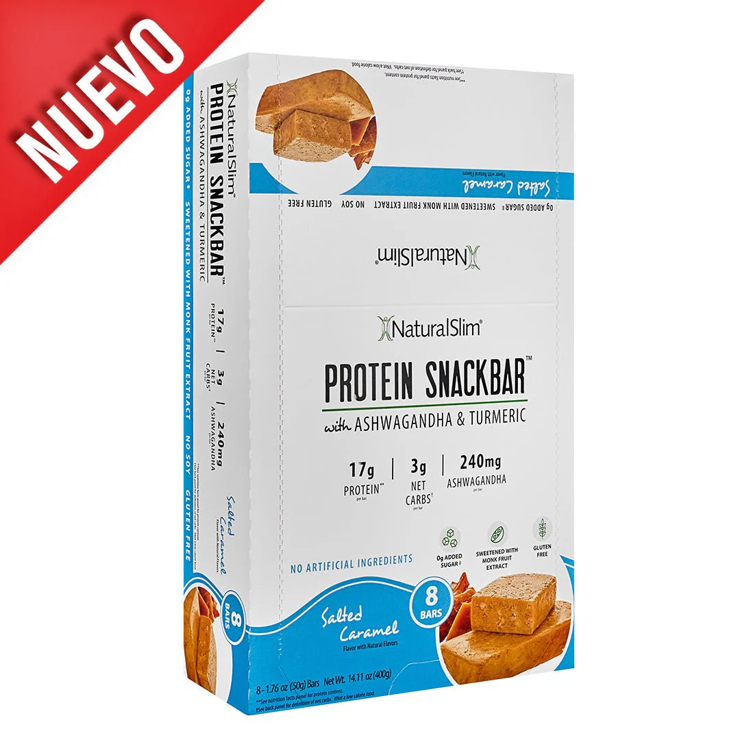 NaturalSlim® Protein Snackbar™ Salted Caramel | Barras de proteína - Image 7