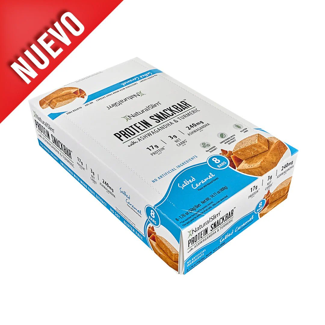 NaturalSlim® Protein Snackbar™ Salted Caramel | Barras de proteína - Image 8